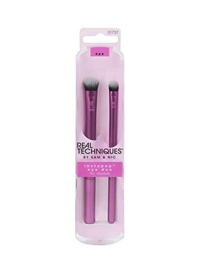 ريل تكنيكس 2-Piece InstaPop Eye Brush Eyeshadow Duo Multicolour - Image 1