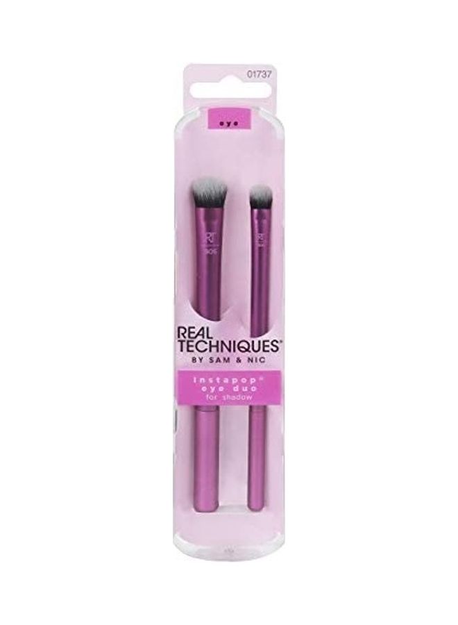 ريل تكنيكس 2-Piece InstaPop Eye Brush Eyeshadow Duo Multicolour - Image 2