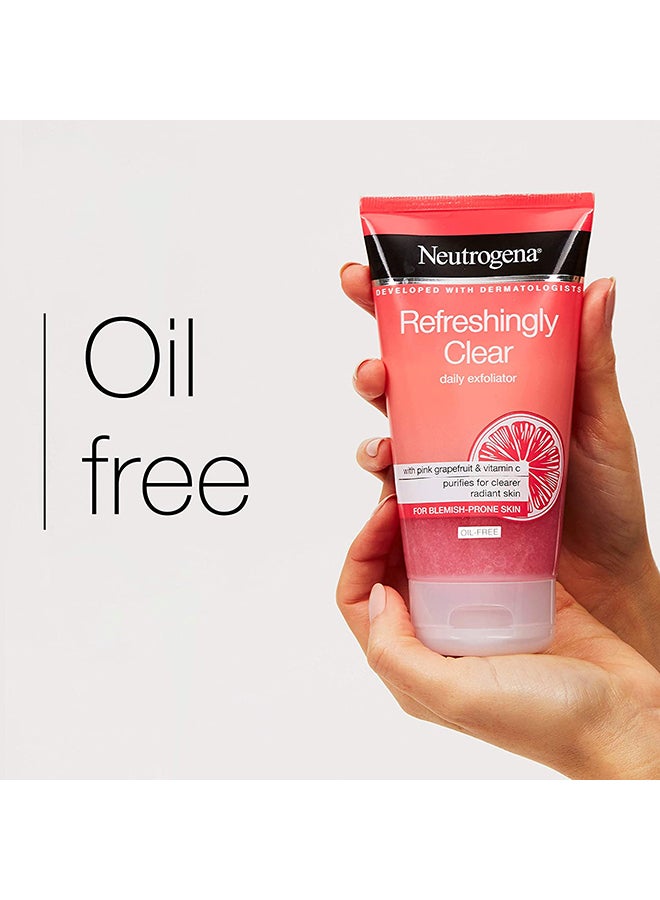 Neutrogena Refreshingly Clear Daily Exfoliato Pink 150ml  - Image 3