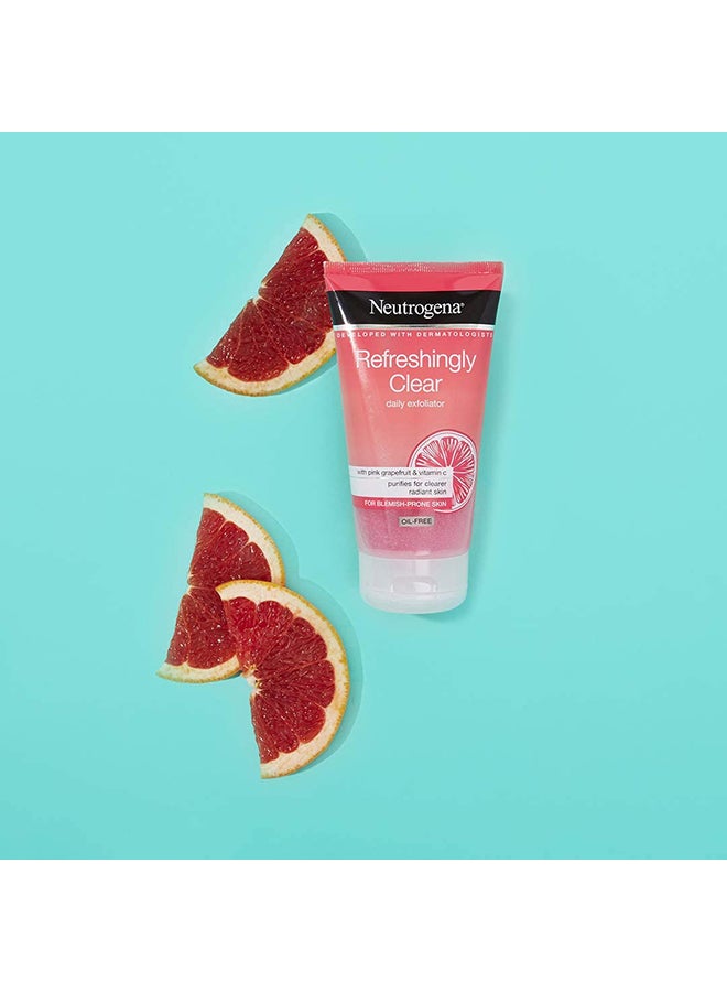 Neutrogena Refreshingly Clear Daily Exfoliato Pink 150ml  - Image 5