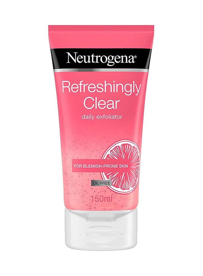 Neutrogena Refreshingly Clear Daily Exfoliato Pink 150ml  - Image 1