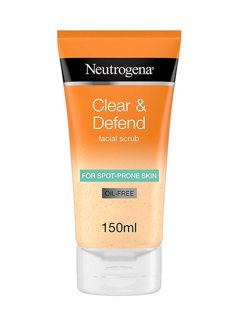 Clear And Defend Facial Scrub Multicolour 150ml