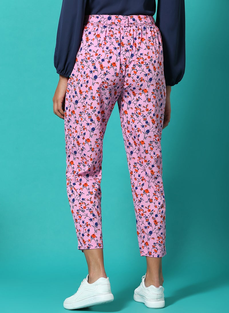 Casual High-Rise Pants Pink/Blue/Orange - v1632405555/N49182090V_3