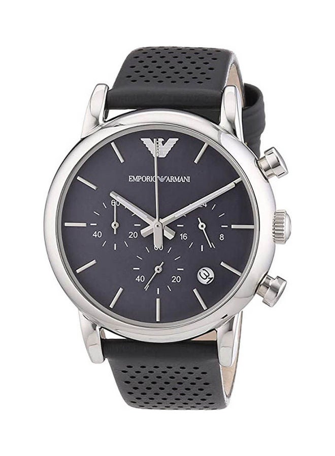 EMPORIO ARMANI Men's Leather Analog Watch Ar1735 