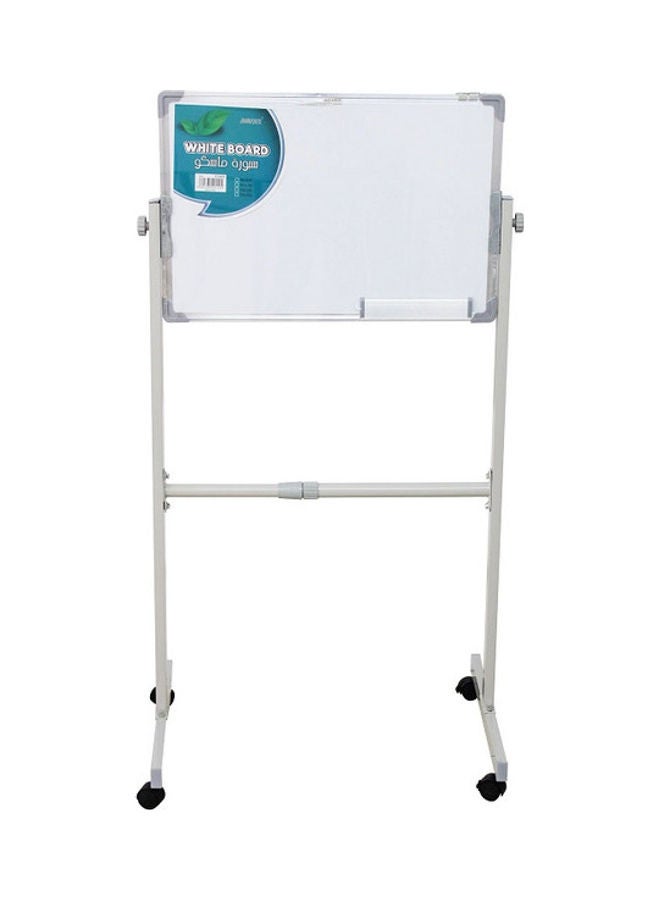 ماسكو لوح مغناطيسي بوجهين مع حامل دوار أبيض - Image 1