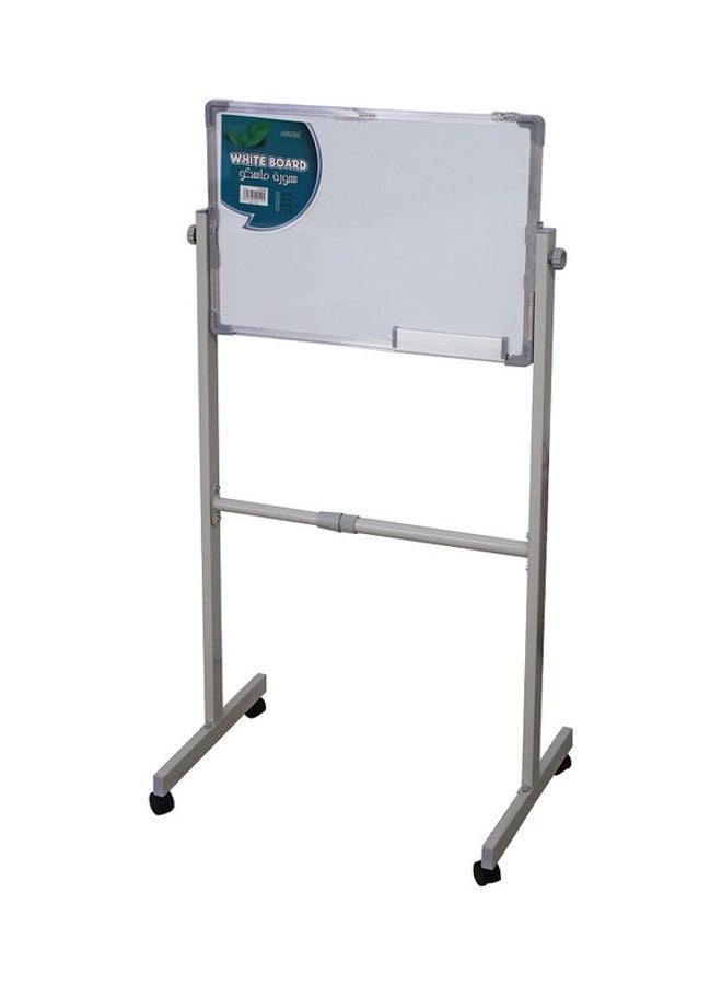 ماسكو لوح مغناطيسي بوجهين مع حامل دوار أبيض - Image 2