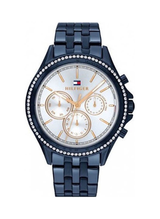 TOMMY HILFIGER Women's Round Shape Stainless Steel Analog Wrist Watch 38 mm - Blue - 1782003  - Image 1