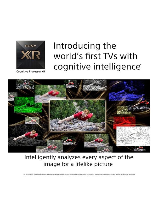 Sony - 77 Inch BRAVIA XR OLED A80J Smart Google TV, 4K 120FPS, UHD, HDR, XR-77A80J, 2021 Model XR77A80J Black - Image 1