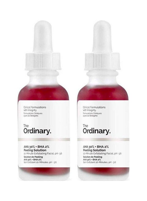 2 piece- AHA 30% + BHA 2% Peeling Solution Red 30ml