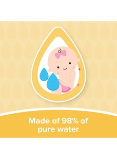 Johnson's Baby Wipes Extra Sensitive 98% Pure Water 56 Piece  - Image 4
