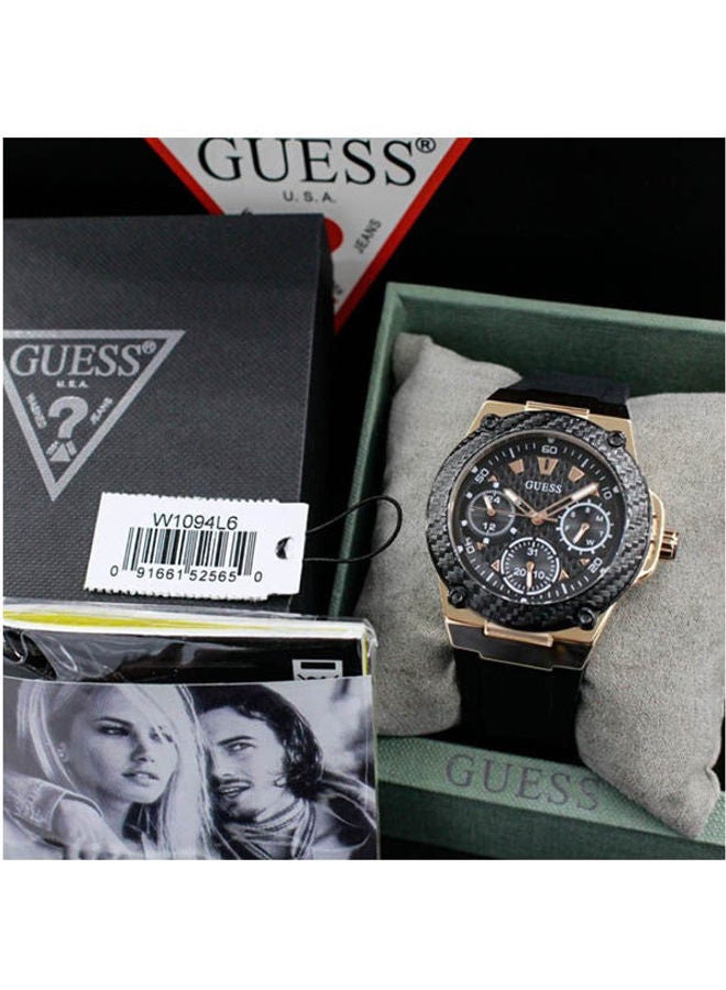 GUESS Women's Rubber Analog Watch W1094L6 - Image 2