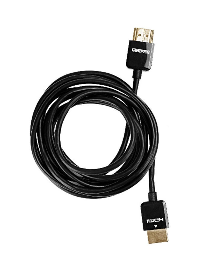 GEEPAS HDMI Cable Black  - Image 1