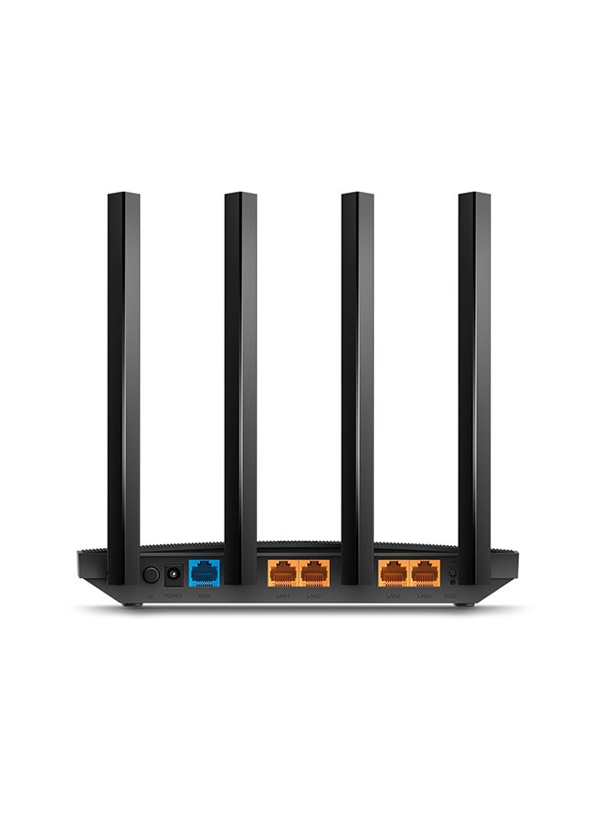 Archer C80 AC1900 Wireless MU-MIMO Gigabit Mesh Wi-Fi Router, Dual Band, Boosted Wi-Fi Coverage, Smart Connect, Parental Controls, Easy Setup Black 