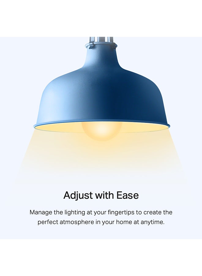 TP-LINK - Tapo L510E Smart Wi-Fi Light Bulb, Dimmable, E27 Socket, Schedule & Timer, No Hub Required, Energy Saving, 
Works with Google & Alexa, Remote Control with  Tapo app White - Image 1