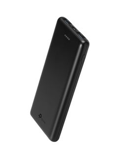 TP-LINK TL-PB10000 10000mAh Power Bank, Turbo Recharging Speed, Dual Smart Fast Charging Ports, Slim Body, Travel Ready, Good for Flight, Universal Compatibility Black  - Image 1