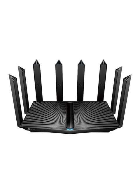 1500.0 mAh Archer AX90 AX6600 Tri-Band WiFi 6 Router, Powerful CPU, 2.5 Gbps WAN Port, 8 High-gain External Antennas, Built-in Antivirus, Parental Controls, Ideal for Gaming Xbox/PS5/Stream&4K/8K Black