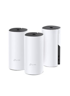 TP-LINK Deco P9 (3-Pack) Whole Home Powerline Hybrid Mesh Wi-Fi System, Signal Through Walls, Coverage for 4-6 Bedroom Houses, 100 Devices Connectivity, One Wi-Fi Network Name, Parental Controls, Works with Alexa White  - Image 1