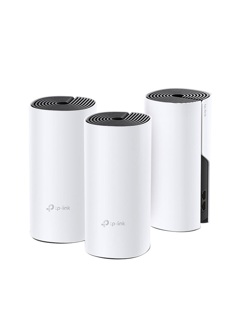 TP-LINK - Deco P9 (3-Pack) Whole Home Powerline Hybrid Mesh Wi-Fi System, Signal Through Walls, Coverage for 4-6 Bedroom Houses, 100 Devices Connectivity, One Wi-Fi Network Name, Parental Controls, Works with Alexa White - Image 1