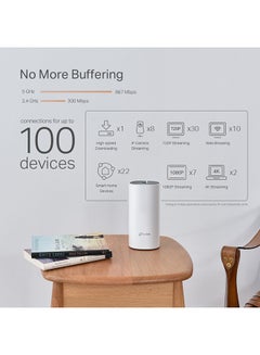 TP-LINK Deco P9 (3-Pack) Whole Home Powerline Hybrid Mesh Wi-Fi System, Signal Through Walls, Coverage for 4-6 Bedroom Houses, 100 Devices Connectivity, One Wi-Fi Network Name, Parental Controls, Works with Alexa White  - Image 4
