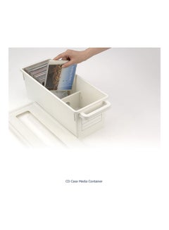 إيونتو صندوق تخزين أقراص CD من البلاستيك أبيض 44.9سم  - Image 3