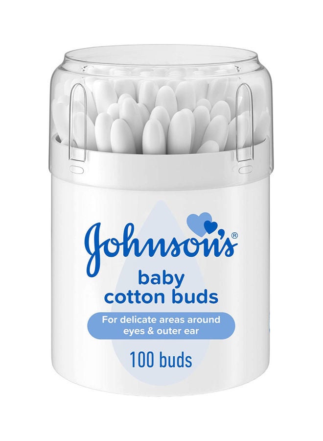 جونسون 100-Piece Baby Cotton Buds - Image 1