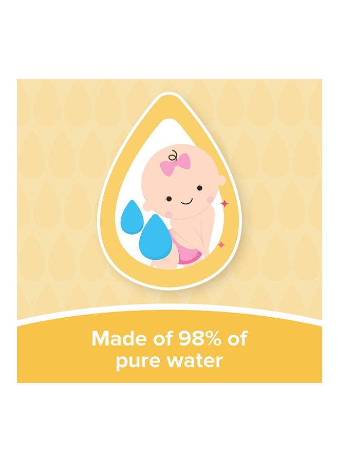 Johnson's Baby Extra Sensitive Wipes With 98% Pure Water, 2+1 Packs of 56 Wipes, 168 count  - Image 4