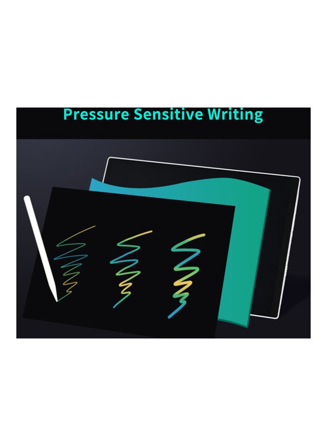 Generic LCD Writing Tablet With 2 Stylus Black  - Image 2