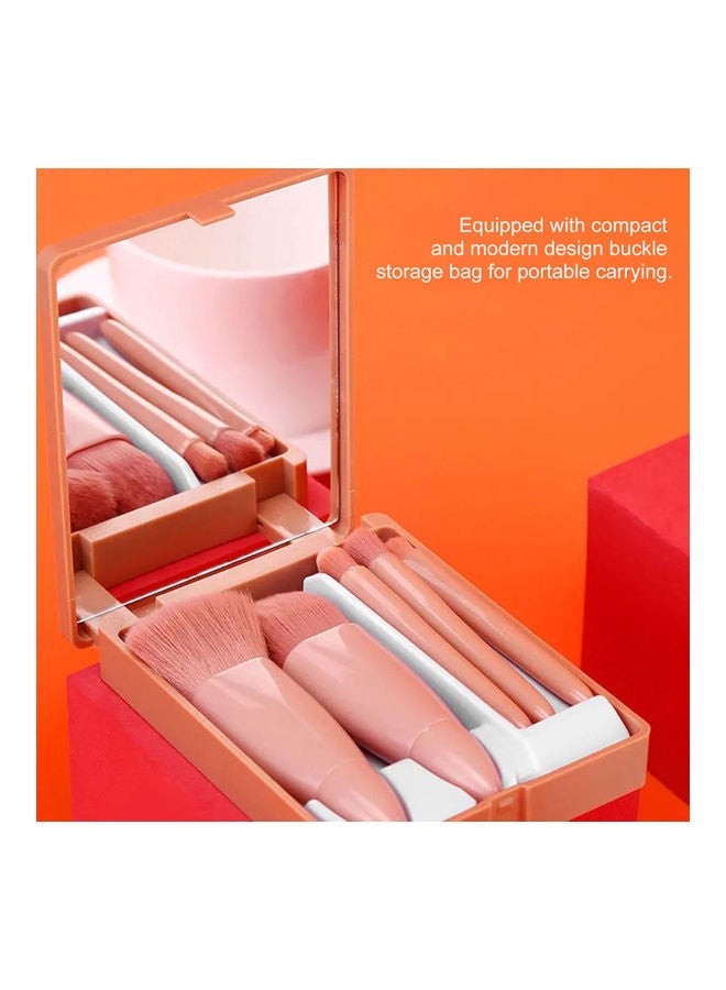 Generic 5-Piece Makeup Cosmetic Brushes Set Multicolour  - Image 3