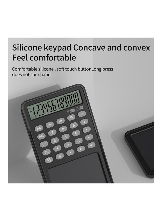 Generic Calculator  With LCD Writing Tablet Grey  - Image 3