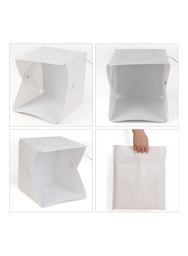 Generic - Foldable LED Light Kit With Colorful Backdrops White - Image 1