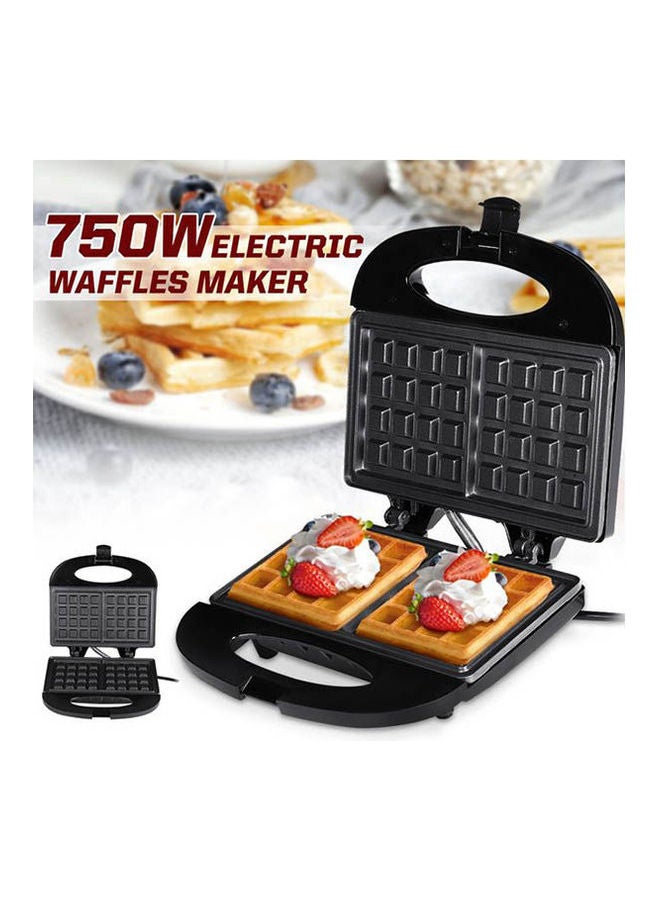 sokany Waffle Maker  750 W 750 W SK-113 Black  - Image 2