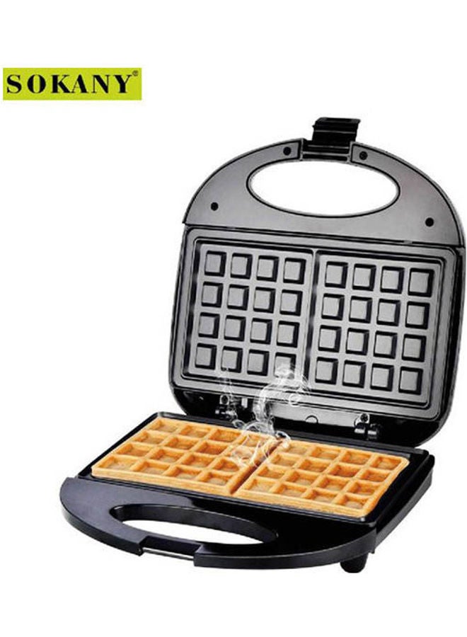 sokany Waffle Maker  750 W 750 W SK-113 Black  - Image 3