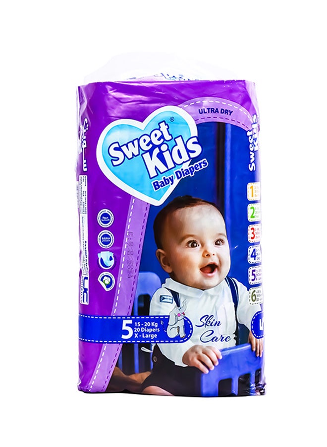 Sweet Kids 20-Piece New Born Ultra Dry  Diapers  - Image 2