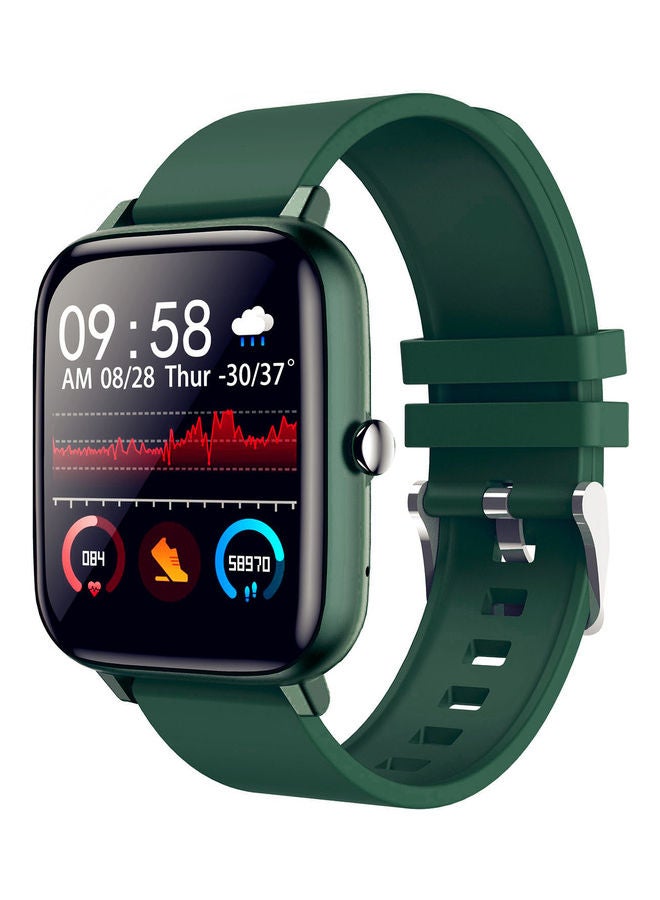 Waterproof Full-Touch Screen Blue Tooth Smart Bracelet Green  - Image 1