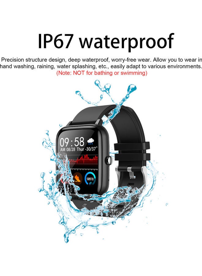 Waterproof Full-Touch Screen Blue Tooth Smart Bracelet Green  - Image 2