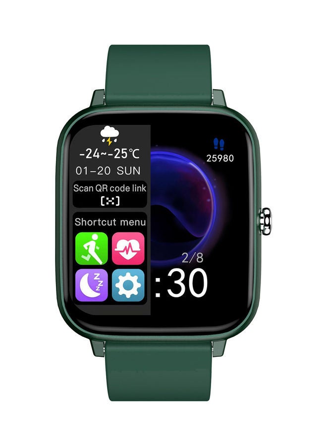 Waterproof Full-Touch Screen Blue Tooth Smart Bracelet Green  - Image 3