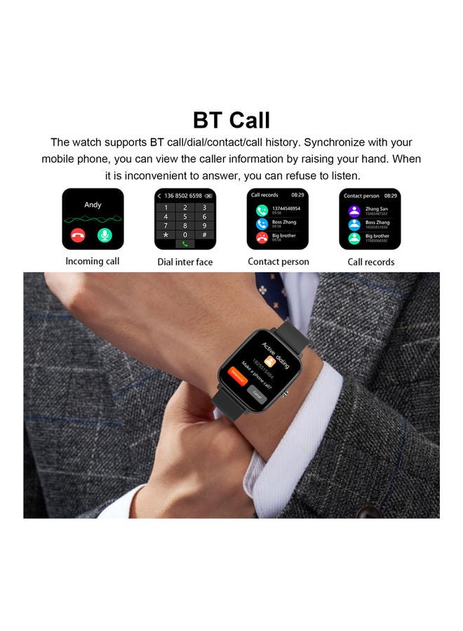 Waterproof Full-Touch Screen Blue Tooth Smart Bracelet Green  - Image 4