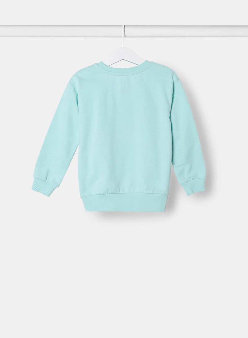 NEON - Girls Sweatshirt Light Blue - Image 1