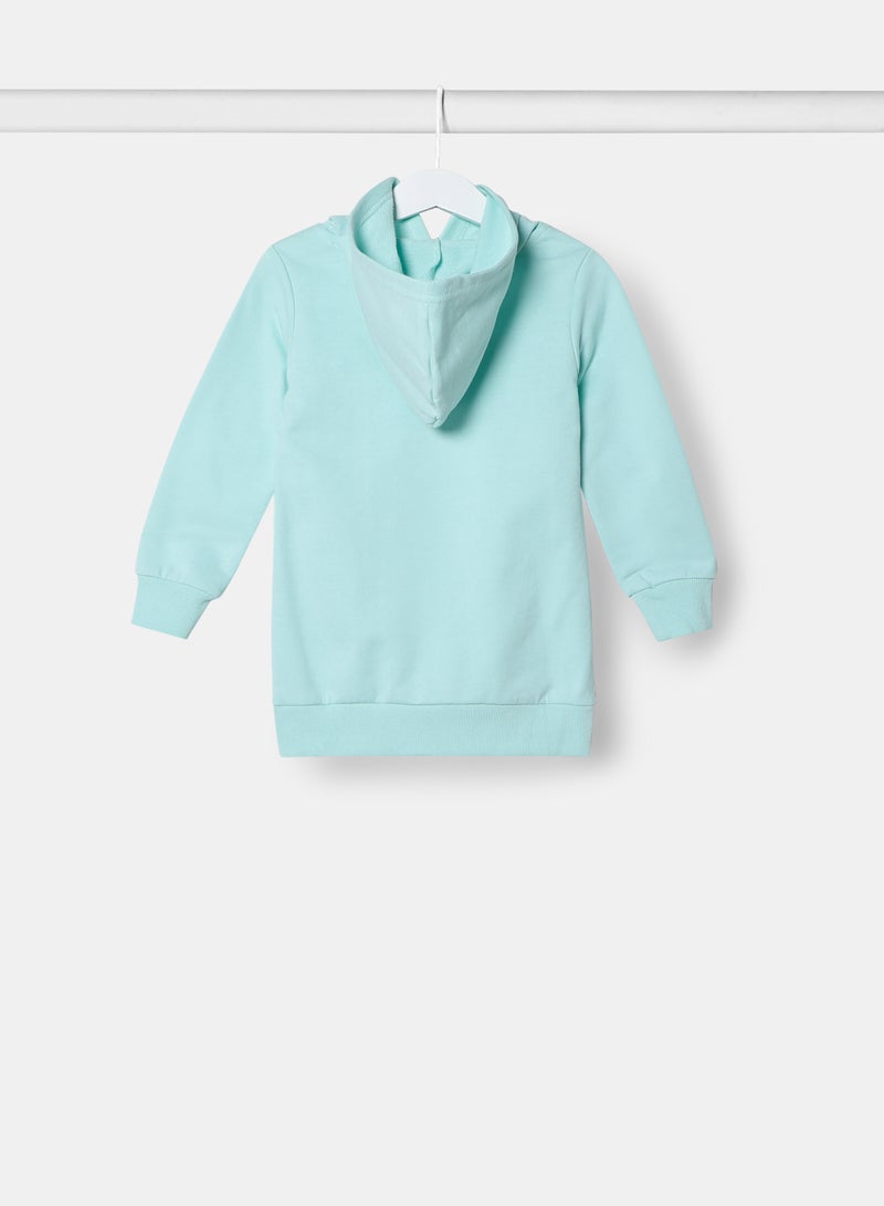 NEON - Fashionable Printed Hoodie Light Blue - Image 1
