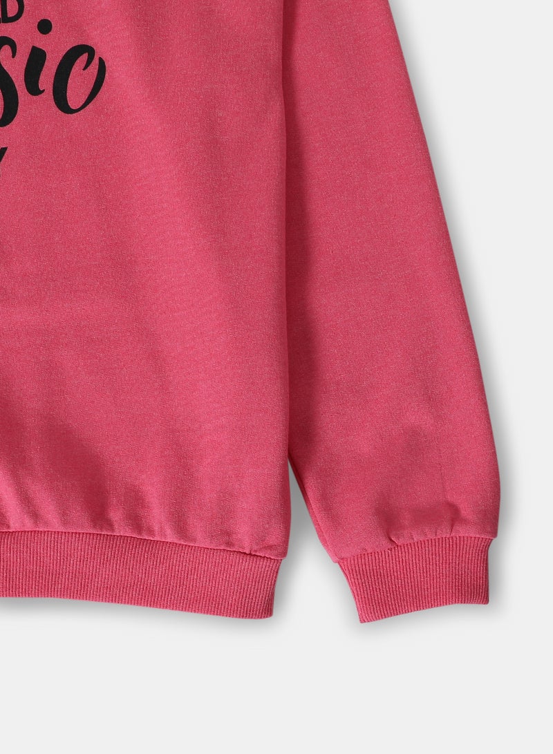 NEON - Girls Sweatshirt Pink - Image 1