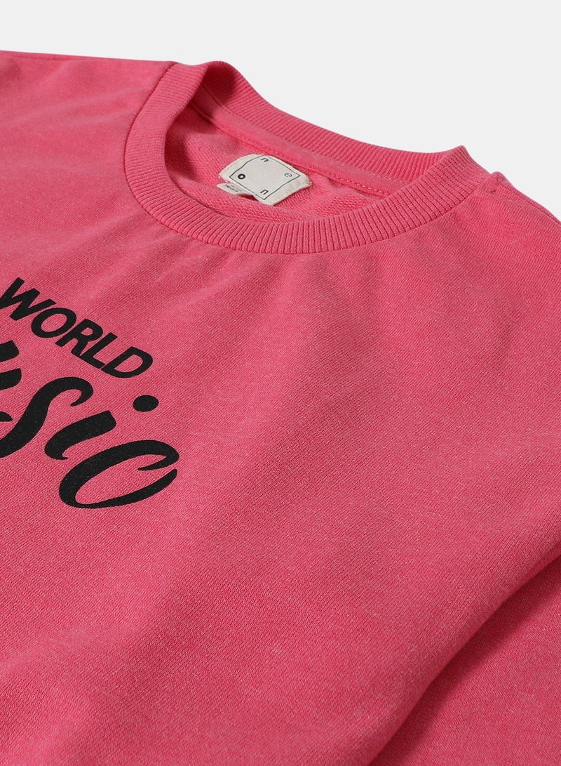 NEON - Girls Sweatshirt Pink - Image 1