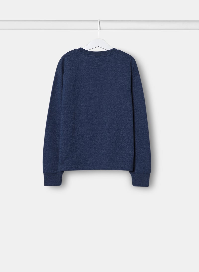 NEON - Girls Sweatshirt Blue - Image 1
