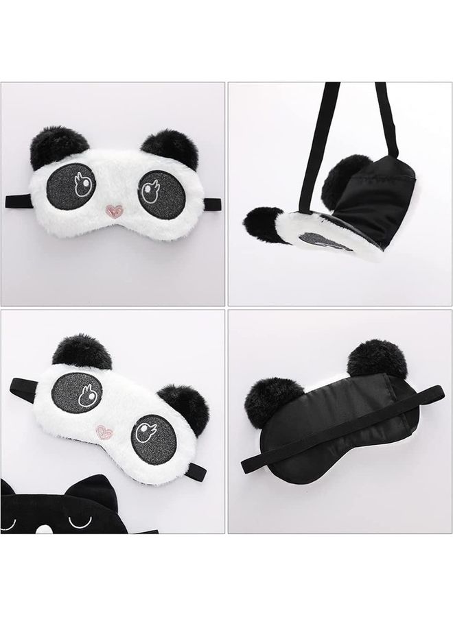 Panda Cute Plush Sleeping Eye Mask 7.5 x 3.5cm - v1632571896/N51030049A_3