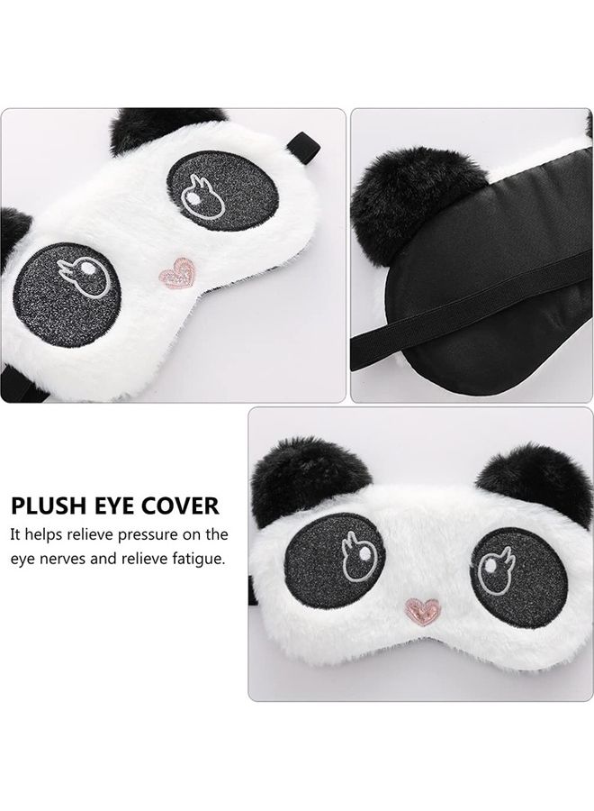 Panda Cute Plush Sleeping Eye Mask 7.5 x 3.5cm - v1632571897/N51030049A_4