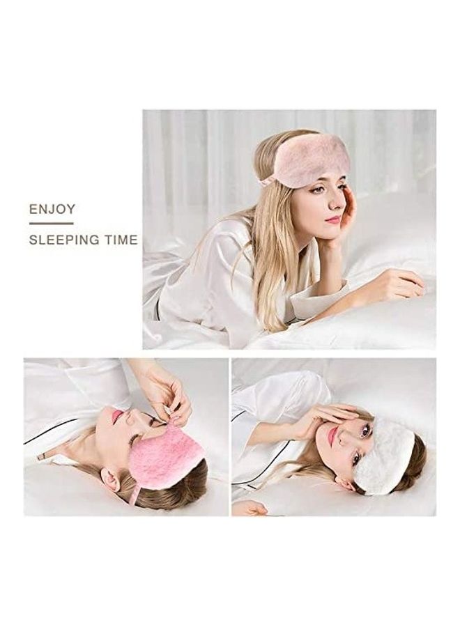 MissTiara - 4-Piece Plush Sleeping Eye Mask 21 x 9 x 1cm - Image 1