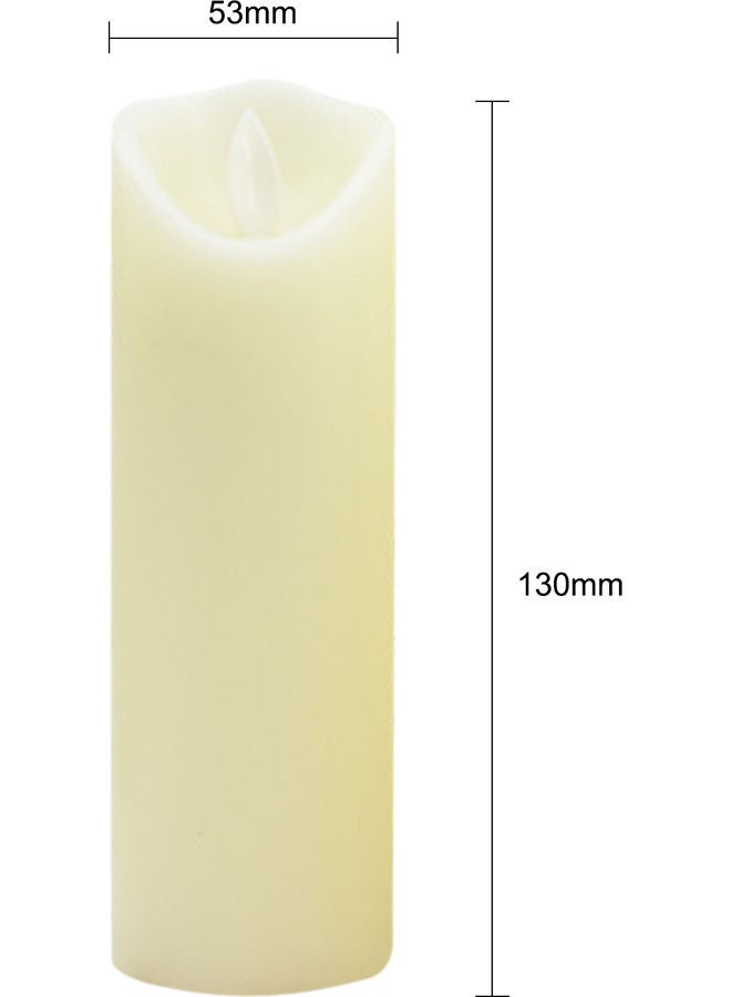طقم مصابيح بإضاءة LED للزينة بدون لهب على شكل شمعة مكون من 5 قطع أبيض دافئ - Image 5