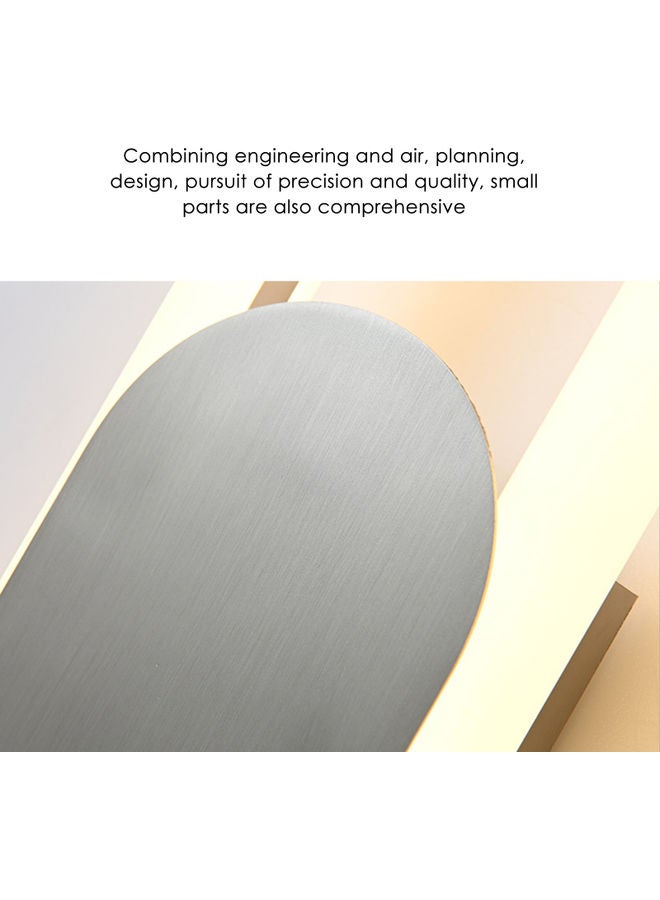 3000K Lumen Modern Simple Elliptical Interior Decorative LED Wall Lamp Warm Yellow 32x9.5x2cm  - Image 4