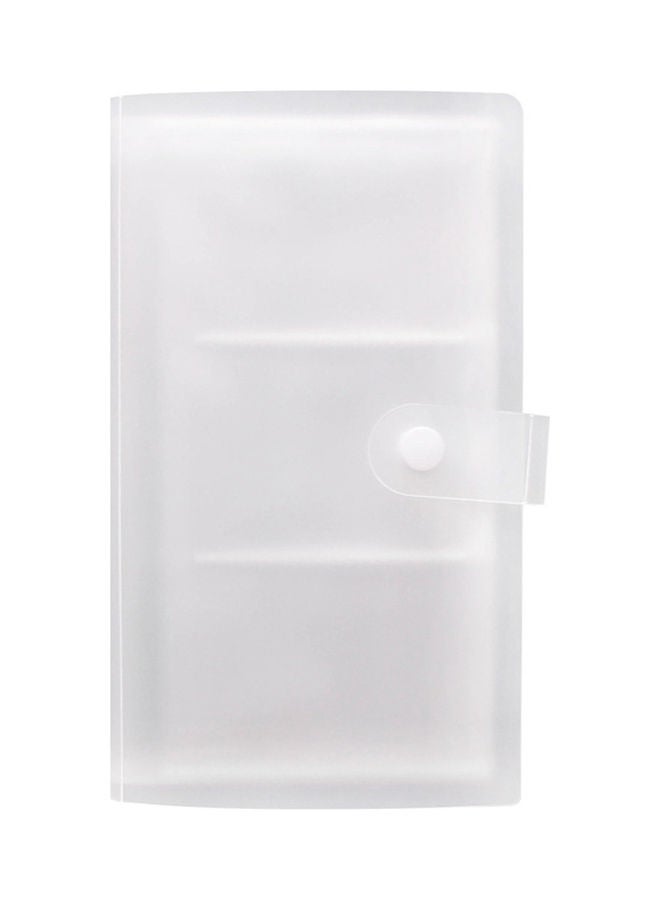 120-Slot Business Card Holder Clear - Image 1