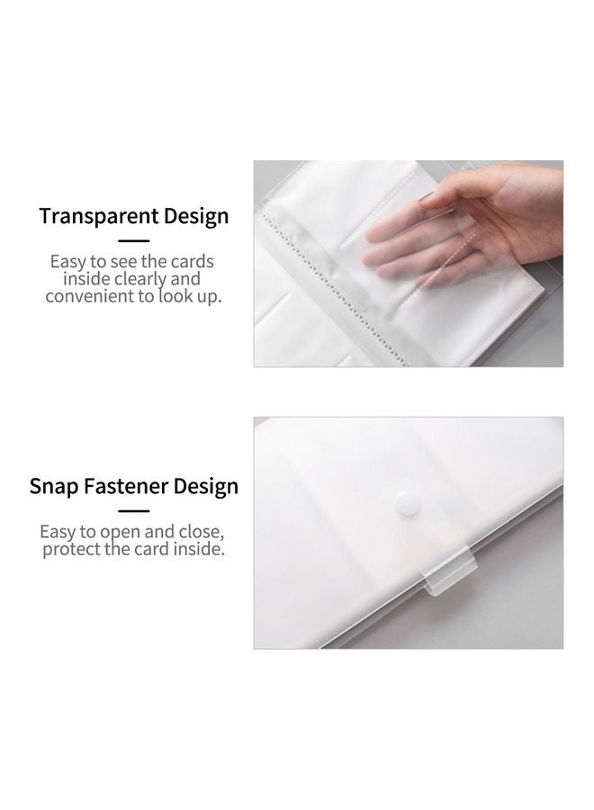 120-Slot Business Card Holder Clear - Image 3