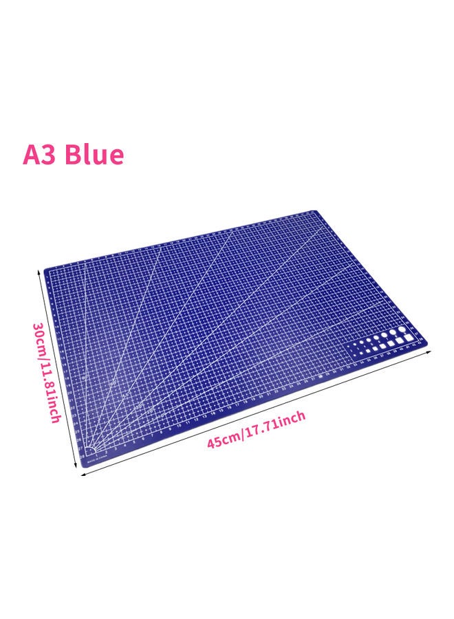 A3 Single-Sided Cutting Mat Blue - Image 2
